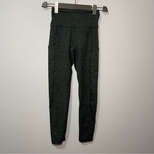 OFFLINE by Aerie Women’s forest green 7/8 athletic Leggings Size S High Rise